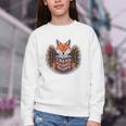 I Read Banned Books Sly Fox Reading Books Youth Crewneck Sweatshirt I Read Banned Books Sly Fox Reading Books Youth Crewneck Sweatshirt