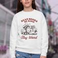 Read Books Be Kind Stay Weird Bookish Cowboy Reading Raccoon Youth Crewneck Sweatshirt Read Books Be Kind Stay Weird Bookish Cowboy Reading Raccoon Youth Crewneck Sweatshirt