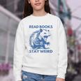 Read Books Stay Weird Youth Crewneck Sweatshirt