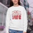 Read Your Heart Out Teacher Valentines Day Reading Book Youth Crewneck Sweatshirt
