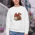 I Read Because Roasting People Is Frowned Upon Dragon Book Premium Tri-Blend Youth Crewneck Sweatshirt