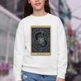 The Reader Tarot Card Mystic Dragon Book Magic Youth Crewneck Sweatshirt