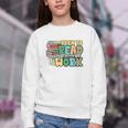 Reading Born To Read Forced To Work Bookish Book Lover Youth Crewneck Sweatshirt Reading Born To Read Forced To Work Bookish Book Lover Youth Crewneck Sweatshirt
