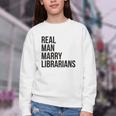 Real Men Marry Librarians – Book Lover Husband Youth Crewneck Sweatshirt Real Men Marry Librarians – Book Lover Husband Youth Crewneck Sweatshirt