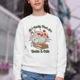 All I Really Need Are Books And Cats Book Lover Tee Youth Crewneck Sweatshirt