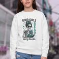 Romance Reader Good Girls Read Spicy Books Halloween Costume Youth Crewneck Sweatshirt Romance Reader Good Girls Read Spicy Books Halloween Costume Youth Crewneck Sweatshirt
