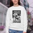 Science Fiction Writer At Work Vintage Book Cover Youth Crewneck Sweatshirt Science Fiction Writer At Work Vintage Book Cover Youth Crewneck Sweatshirt
