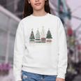 Seasons Readings Christmas Tree Book Lover Youth Crewneck Sweatshirt Seasons Readings Christmas Tree Book Lover Youth Crewneck Sweatshirt