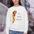 Is That Smut Jesus Book Spicy Smutty Books Youth Crewneck Sweatshirt