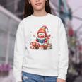 Snowman Reading Books Lovers Christmas Librarian Bookworm Youth Crewneck Sweatshirt Snowman Reading Books Lovers Christmas Librarian Bookworm Youth Crewneck Sweatshirt