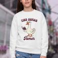 Teacher Silly Goose Reading Book Teaching Tiny Human Tamer Youth Crewneck Sweatshirt Teacher Silly Goose Reading Book Teaching Tiny Human Tamer Youth Crewneck Sweatshirt