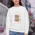 That's What i Do i Read Books And i Know Things Cute Graphic Youth Crewneck Sweatshirt