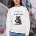 At Times I Think To Myself Drop The Book And Get Stuff Done Youth Crewneck Sweatshirt At Times I Think To Myself Drop The Book And Get Stuff Done Youth Crewneck Sweatshirt