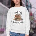 Vintage Fantasy Romance Lover Good Girls Read Dirty Books Youth Crewneck Sweatshirt Vintage Fantasy Romance Lover Good Girls Read Dirty Books Youth Crewneck Sweatshirt
