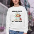 Vintage I Read Past My Bedtime Cute Sleeping Bear Book Lover Youth Crewneck Sweatshirt Vintage I Read Past My Bedtime Cute Sleeping Bear Book Lover Youth Crewneck Sweatshirt