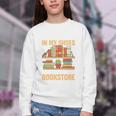 If You Walk A Mile In My Shoes You'Ll End Up At Bookstore Youth Crewneck Sweatshirt