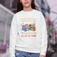 A Woman Cannot Survive On Books Alone She Needs Yarn Crochet Premium Tri-Blend Youth Crewneck Sweatshirt