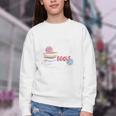 A Woman Cannot Survive On Books Alone She Also Needs Yarn Premium Youth Crewneck Sweatshirt