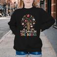 100 Days In The Books Reading Teacher Cute Book Lover Youth Crewneck Sweatshirt