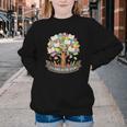 100 Days Of School In The Books Librarian Reading Teacher Youth Crewneck Sweatshirt