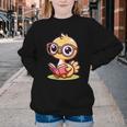 Adorable Book Lover Ostrich With Reading Glasses Cute Youth Crewneck Sweatshirt Adorable Book Lover Ostrich With Reading Glasses Cute Youth Crewneck Sweatshirt
