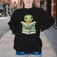 Adorable Turtle Reading Books Youth Crewneck Sweatshirt Adorable Turtle Reading Books Youth Crewneck Sweatshirt