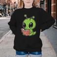 Alien Reading Book Believe In Yourself Kids Women Men Youth Crewneck Sweatshirt
