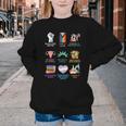 Ally Anti Trump Liberal BLM Love Is Love Banned Books Icons Youth Crewneck Sweatshirt