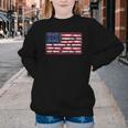 America US Flag Books Library Reading For Book Lover Reader Youth Crewneck Sweatshirt America US Flag Books Library Reading For Book Lover Reader Youth Crewneck Sweatshirt