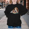 Basset Hound Books Dog Breed Graphic Youth Crewneck Sweatshirt Basset Hound Books Dog Breed Graphic Youth Crewneck Sweatshirt