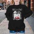 Bella Ciao Goodbye Beautiful Skull Book Of Dark Magic Occult Youth Crewneck Sweatshirt Bella Ciao Goodbye Beautiful Skull Book Of Dark Magic Occult Youth Crewneck Sweatshirt