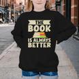 The Book Is Always Better Thriller Youth Crewneck Sweatshirt The Book Is Always Better Thriller Youth Crewneck Sweatshirt