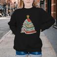 Book Christmas Tree For Librarians Book Lovers Youth Crewneck Sweatshirt