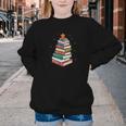 Book Christmas Tree Book Lover Teacher Librarian Men Women Youth Crewneck Sweatshirt Book Christmas Tree Book Lover Teacher Librarian Men Women Youth Crewneck Sweatshirt