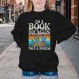 Im a Book Dragon Not a Worm Dragon Youth Crewneck Sweatshirt