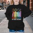 Book Flower Radicalized By Basic Decency Feminist Lgbt Youth Crewneck Sweatshirt