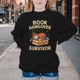 Book Hangover Survivor Reading Humor Librarian Bibliophiles Youth Crewneck Sweatshirt Book Hangover Survivor Reading Humor Librarian Bibliophiles Youth Crewneck Sweatshirt