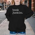 Book Junkie Reading Shirts Youth Crewneck Sweatshirt
