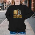 Book Love Scene The Book Was Better Bookworm Vibes Youth Crewneck Sweatshirt Book Love Scene The Book Was Better Bookworm Vibes Youth Crewneck Sweatshirt