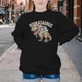 Book Reading Dinosaur T-Rex Dino Bookworm Youth Crewneck Sweatshirt