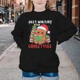Book Reading Just Waiting For Christmas Gingerbread Youth Crewneck Sweatshirt Book Reading Just Waiting For Christmas Gingerbread Youth Crewneck Sweatshirt