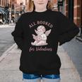 All Booked For Valentines Cute Cherub Vintage Book Lover Youth Crewneck Sweatshirt All Booked For Valentines Cute Cherub Vintage Book Lover Youth Crewneck Sweatshirt