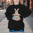 Books Bookworm Reader Book Cute Reading Bunny With Glasses Youth Crewneck Sweatshirt Books Bookworm Reader Book Cute Reading Bunny With Glasses Youth Crewneck Sweatshirt