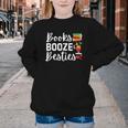 Books Booze And Besties Book Lover Bestie Squad Twinning Youth Crewneck Sweatshirt Books Booze And Besties Book Lover Bestie Squad Twinning Youth Crewneck Sweatshirt