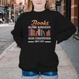 Books Helping Introverts Avoid Conversation Book Reading Youth Crewneck Sweatshirt