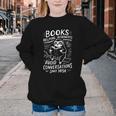Books Helping Introverts Avoid Conversations Since 1454 Youth Crewneck Sweatshirt