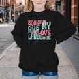 Books Are My Love Language Book Lover Reading Youth Crewneck Sweatshirt Books Are My Love Language Book Lover Reading Youth Crewneck Sweatshirt