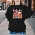 Books Are My Love Language Teddy Bear Book Lovers Valentine Youth Crewneck Sweatshirt Books Are My Love Language Teddy Bear Book Lovers Valentine Youth Crewneck Sweatshirt