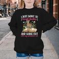 Books And My Savannah Cat Owner Savannah Cat Lover Youth Crewneck Sweatshirt