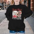 Born To Read Forced To Work Santa Christmas Book Lover Retro Youth Crewneck Sweatshirt